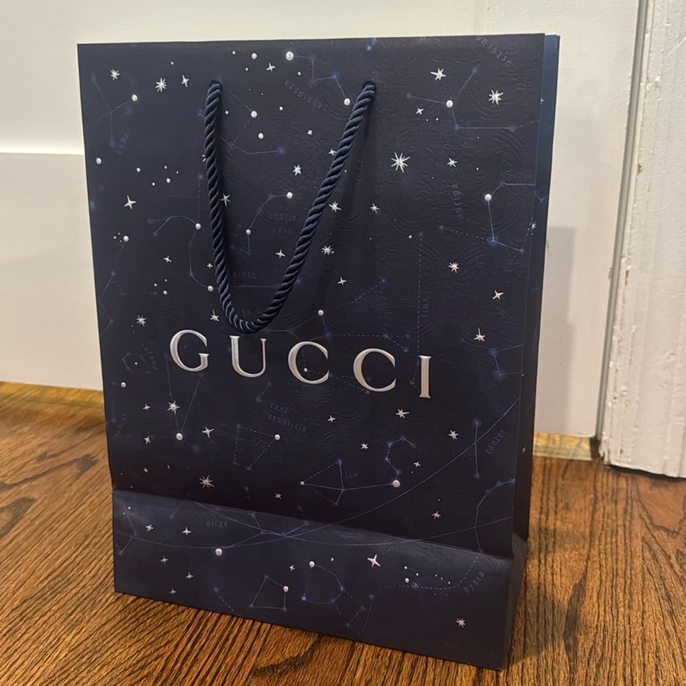 Galaxy Gucci shopping bag